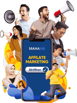 Maha168 afiliasi banner